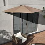 Parasol halfrond voor balkons of terrassen 300x150x230 beige, Nieuw, Verzenden