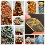 Prachtige verzameling mineralen Kristalcluster - Hoogte: