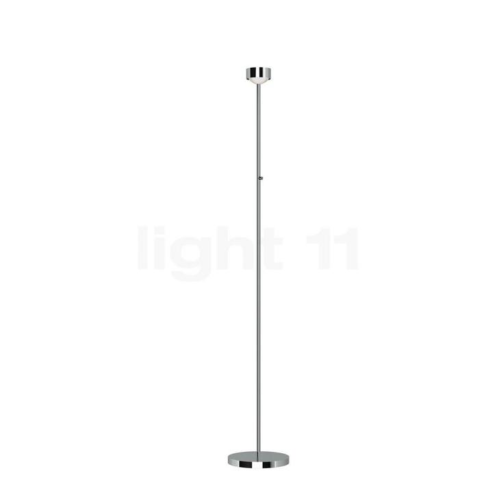 Top Light Puk Eye Floor Vloerlamp LED, chroom mat/lens helde, Huis en Inrichting, Lampen | Vloerlampen, Nieuw, Verzenden
