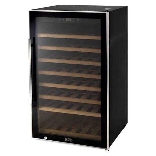 HCB Luxe wijnkoelkast - 75 flessen - enkele zone - zwart -, Zakelijke goederen, Horeca | Keukenapparatuur, Nieuw in verpakking
