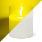 LED kaars | 13 cm | Lumineo (In glas, Timer, Wit), Nieuw, Verzenden