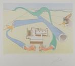 Salvador Dali (1904-1989) - Hommage à Vinci : Le cracking du