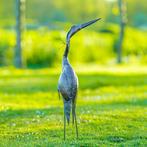 sculptuur, Purper reiger - 630 mm - Metaal