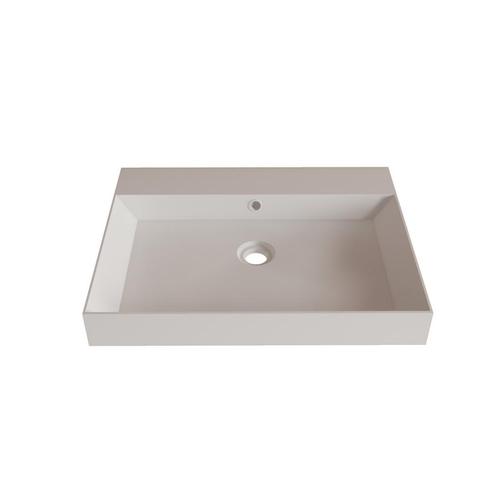Wastafel Gliss Design Lako 60 cm Zonder Kraangat Mat Wit, Doe-het-zelf en Verbouw, Sanitair, Overige typen, Nieuw, Ophalen of Verzenden