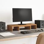 vidaXL Monitorstandaard verstelbaar 60x24x10,5cm hout, Verzenden, Nieuw
