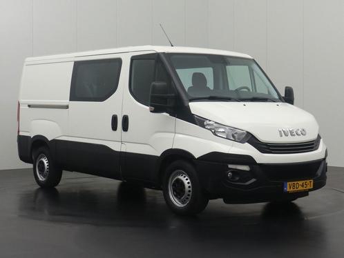 Iveco Daily 35S14 Hi-Matic Automaat L2H1 Dubbele Cabine, Auto's, Bestelauto's, Onderhoudsboekje, Lease, Overige kleuren, Automaat