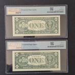 Verenigde Staten van Amerika. - 2 x 1 Dollar 2003 and 2006 -, Postzegels en Munten, Munten | Nederland