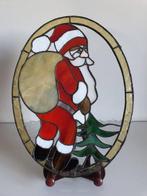 Vintage Glas-in-loodraam - Wyjtkowy wity Mikoaj -, Nieuw