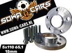 Spoorverbreders Spacers Alfa Romeo Opel Saab 5x110 65,1 15mm, Auto diversen, Tuning en Styling, Verzenden