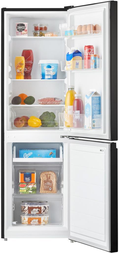 Inventum KV1500B vrijstaande koelkast - zwart, Witgoed en Apparatuur, Koelkasten en IJskasten, Energieklasse A of zuiniger, Nieuw