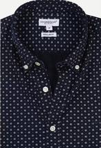 2dekans | McGregor Indigo Overhemd Heren Navy – Regular Fit, Ophalen of Verzenden, Zo goed als nieuw, McGregor