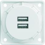 Hager Berker USB Oplaadcontactdoos Stopcontact 3A 230V, Verzenden, Nieuw, Overige typen