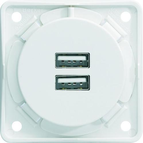 Hager Berker USB Oplaadcontactdoos Stopcontact 3A 230V, Doe-het-zelf en Verbouw, Elektra en Kabels, Overige typen, Nieuw, Verzenden
