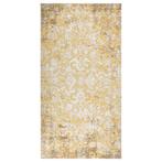 vidaXL Buitenkleed platgeweven 80x150 cm geel, Verzenden, Nieuw