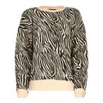 SET • beige trui met zebra print • 36, Nieuw, Beige, SET, Maat 36 (S)