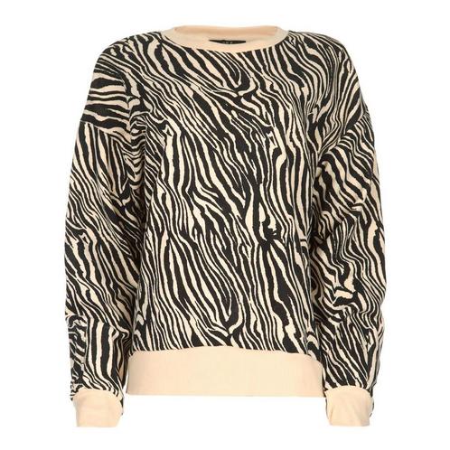 SET • beige trui met zebra print • 36, Kleding | Dames, Truien en Vesten, Beige, Nieuw, Maat 36 (S), Verzenden