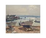 Ezequiel Torroella (1921–1998) - Marine light in the port, Antiek en Kunst, Kunst | Schilderijen | Klassiek