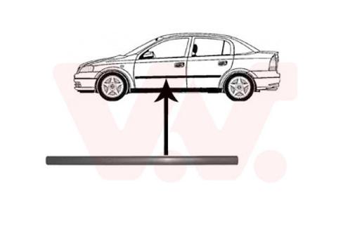 DEURBEKLEDING VOOR OPEL ASTRA G 1998-2004 0172952, Auto diversen, Auto-accessoires, Nieuw, Ophalen of Verzenden