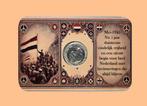 Nederland. Wilhelmina. 1945 Coincard 80 jaar vrijheid / Een