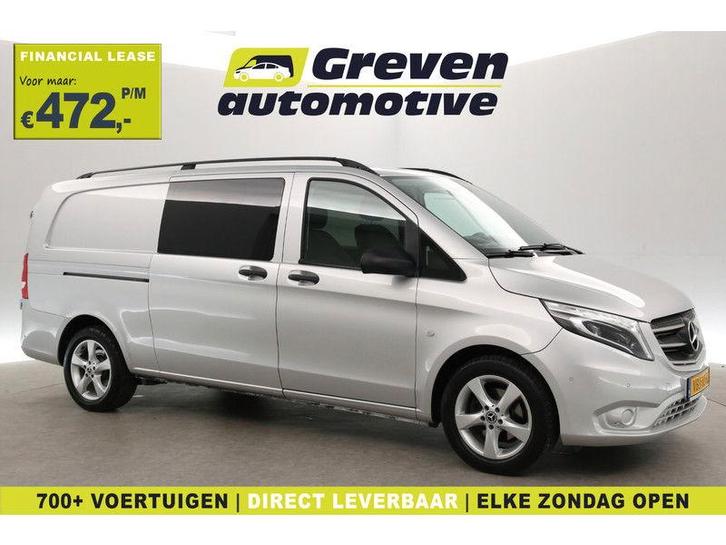 Mercedes-Benz Vito 114 CDI Extra Lang | Dubbele Cabine |, Auto's, Bestelauto's, Automaat, Diesel, Zilver of Grijs, Mercedes-Benz