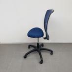 Eurosit Bobseat bureaustoelen - blauwe stof (alleen per set), Huis en Inrichting, Bureaus, Ophalen of Verzenden, Nieuw