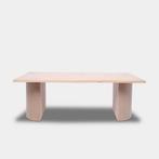 Tafel Boomstam Eikenhout  Half Rond  160x90, Huis en Inrichting, Tafels | Eettafels, Nieuw