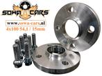 Spacers 15mm Citroen Toyota 4x100 54,1mm Spoorverbreders, Auto diversen, Tuning en Styling, Ophalen of Verzenden