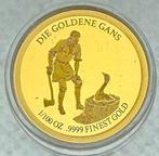 Liberia. 20 Dollars Die Goldene Gans , Oro 1/100 Oz (.999)