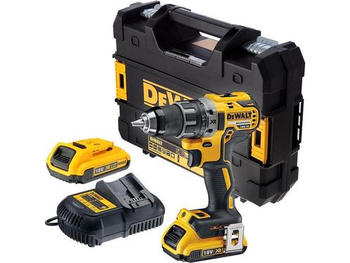 DeWalt DCD791D2 Accu Schroefboormachine - 18V 2.0Ah XR, Doe-het-zelf en Verbouw, Gereedschap | Boormachines, Zo goed als nieuw