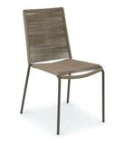 Dining tuinstoel Novara Wicker Aluminium Bruin The Outsider, Verzenden, Nieuw