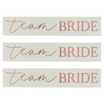 Rose Gouden Nep Tattoos Team Bride 8cm 16st, Verzenden, Nieuw