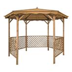Tuinpaviljoen Zeshoekige Pergola Lora 320 x 245 cm, Tuin en Terras, Overkappingen, Verzenden, Nieuw