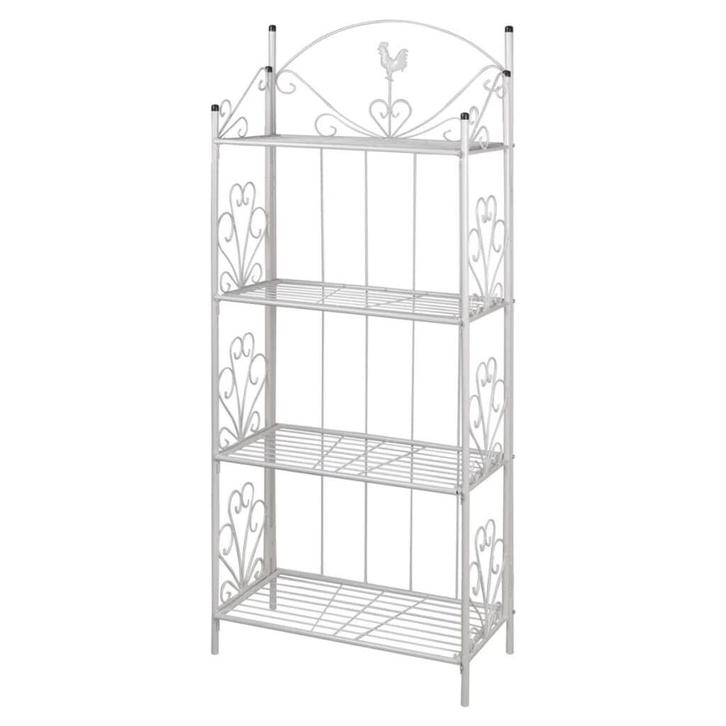 Vierkant Plantenrek Maria Wit | Retourdeal - 36% Korting!, Tuin en Terras, Bloembakken en Plantenbakken, 60 cm of meer, 60 tot 100 cm