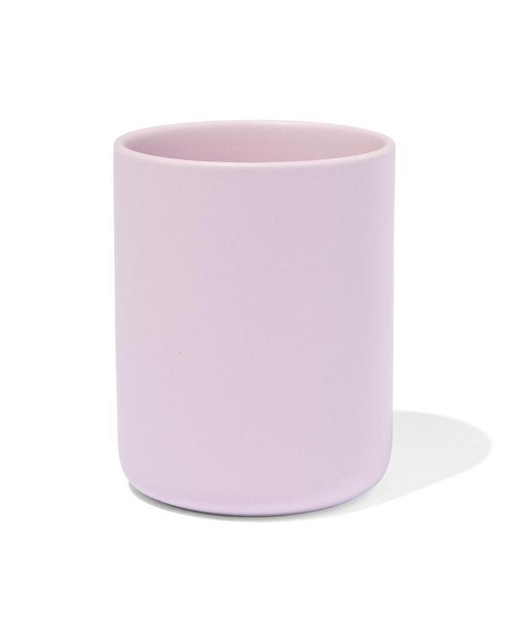 HEMA Beker mat aardewerk lila Ø8x10, Huis en Inrichting, Badkamer | Badtextiel en Accessoires, Nieuw, Verzenden
