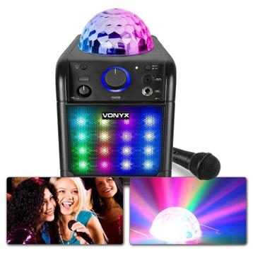 Vonyx SBS50B-PLUS Karaokeset met microfoon, Bluetooth en lic beschikbaar voor biedingen