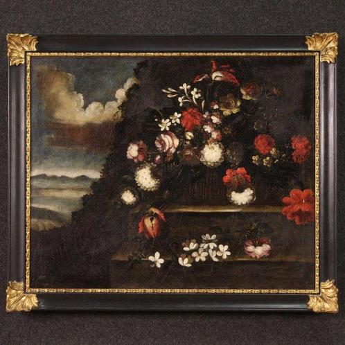 Italiaanse school (XVIII) - Natura morta, Antiek en Kunst, Kunst | Schilderijen | Klassiek