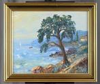 M. Lallemand XXe - Bord de mer, Antiek en Kunst, Kunst | Schilderijen | Klassiek