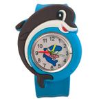 Fako® - Kinderhorloge - Slap On Mini - Dolfijn - Lichtblauw, Verzenden, Nieuw