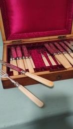 Visbestekset voor 12 personen (24) - sheffield e osso, Antiek en Kunst