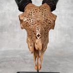 Geen minimumprijs - Authentieke gebeeldhouwde bruine