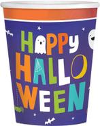 8 Kartonnen bekers Halloween 250ml, Ophalen of Verzenden, Nieuw