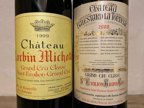 2000 Chateau Balestard la Tonnelle & 1999 Château Corbin, Verzamelen, Wijnen