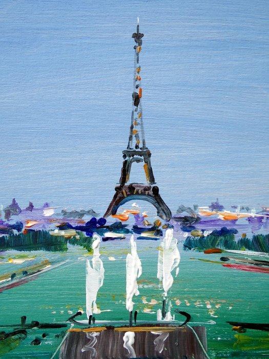 Denis Pascal dit Roy (1959) - Jets deau près de la Tour, Antiek en Kunst, Kunst | Schilderijen | Klassiek