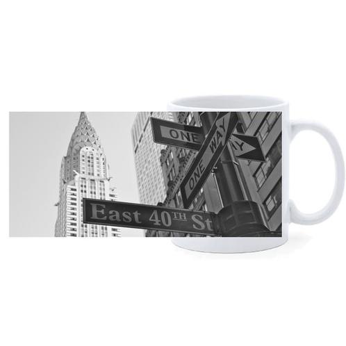 Beker - New York City - Crossing at Crystler Building NIEUW, Huis en Inrichting, Keuken | Servies, Nieuw, Ophalen of Verzenden