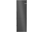 Bosch -   Serie 4 No Frost Koel-vriescombinatie Zwart, 200 liter of meer, Verzenden, 60 cm of meer, Met aparte vriezer