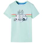 vidaXL Kindershirt 116 lichtmint, Verzenden, Nieuw