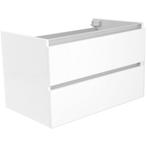 Wiesbaden Vision Onderkast Met 2 Laden - 80x46cm - Glans Wit, Ophalen of Verzenden, Nieuw