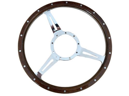 Volvo Stuurwiel hout met klinknagels (riveted) 13inch (33CM), Auto-onderdelen, Overige Auto-onderdelen, Nieuw, Volvo, Verzenden