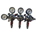 Micro matic manometer 0-6 bar 3x3/8, Ophalen of Verzenden