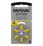 Rayovac Hoorapparaat batterij 10AU geel (6 stuks), Diversen, Verpleegmiddelen, Nieuw, Ophalen of Verzenden